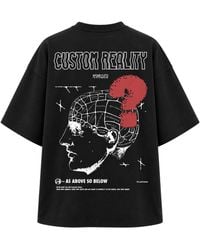 mysimplicated - Oversized T-Shirt With Custom Reality Print W - Lyst