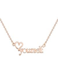 Rejected Hearts Club - Filled 16" Love Yourself Chain Necklace With Magnetic Clasp - Lyst