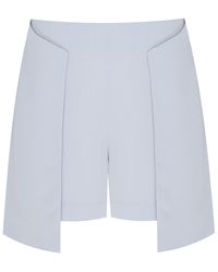 Madebyza - Assymetric Cut Detailed Short - Lyst