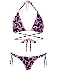 Nur Karaata - Triangle Leo Bikini Set - Lyst