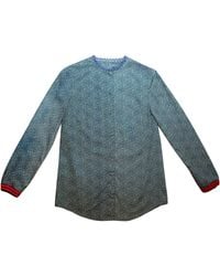 Absurde - Floral Shirt With Knit Cuffs - Lyst