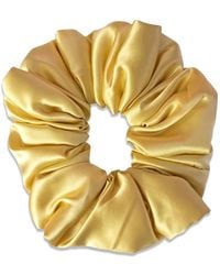 Rakhsh Rakhshi - Oversized Autumn Silk Plush Scrunchie - Lyst