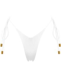 ANTONINIAS - Molly Double Layered Seamless Bikini Bottoms - Lyst