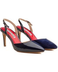 Rosamund Muir London - Augusta Duo-Texture Slingback Heels - Lyst