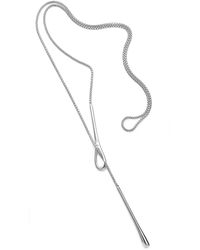 Lucy Quartermaine - Sterling Long Feeder Drop Necklace - Lyst