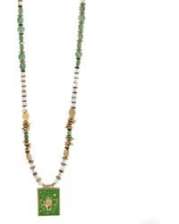 Ebru Jewelry - Mystic Hand Talisman Long Beaded Necklace - Lyst
