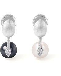 Freqnc Atelier - Neutrals Orphic Egg Earrings - Lyst