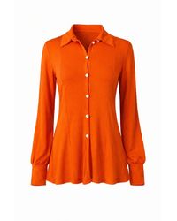 Conquista - Elegant Button-Front Long-Sleeve Shirt - Lyst