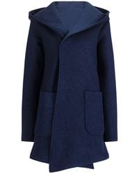 Nikka Place - Hooded Wool Midi Cardigan With Pockets - Lyst