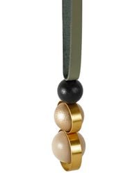 Svetlana Vukov - Neutrals &Sand Triple Sphere Necklace1 - Lyst