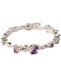 NASI SILVER - Eternity Lilypad & Frog Ring- Dusk Edition - Lyst