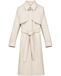 InAvati - Neutrals Fitted Trench Coat - Lyst