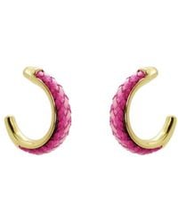 Gissa Bicalho - Acrylic Handmade Earring Hoop Oca - Lyst