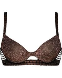 Luxsea Swimwear - Maui Lurex Crochet Push Up Bikini Top - Lyst