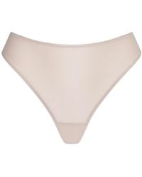 BonBon Lingerie - Neutrals Stardust Thong - Lyst