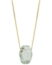 MOUNIR LONDON - Amethyst Geometric Pendant - Lyst