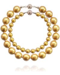 Saule Label - Siena Duo Necklaces - Lyst