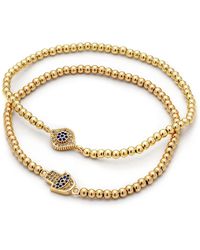 Crystals and Co - Protection Bead Bracelet Set - Lyst