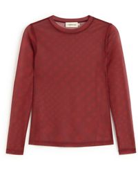 Thinking Mu - Tere's Sheer Top - Lyst