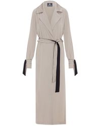 Mykaftan - Neutrals Trench Coat - Lyst