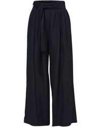 Helen Mcalinden - Hepburn Linen Wide Leg Trouser - Lyst