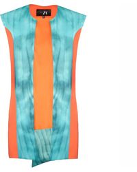 Madebyza - Sunset Colourblock Statement Vest - Lyst