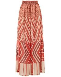 Lilamie - Aruba Loose Fit Elastic Waist Long Summer Pants - Lyst