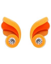 Gissa Bicalho - Acrylic Handmade Earring Xs Butterfly Orange - Lyst