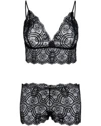 Oh!Zuza - Midnight Lace – Bralette & Boxer Set - Lyst