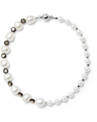 Undefined Jewelry - Day And Night Smile Pearl Beads Necklace - Lyst