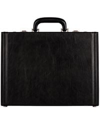 Time Resistance - Leather Attaché Case Briefcase - Lyst
