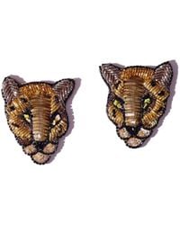 Simitri - Cheetah Earrings - Lyst