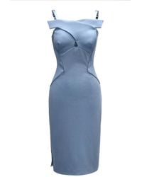 Smart and Joy - Cross-Heart Bustier Dress - Lyst
