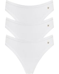 Nudea - The Organic Cotton Mini Brief Three Pack - Lyst