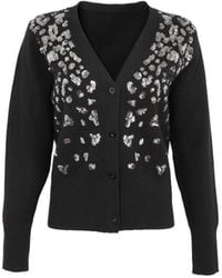Saachi - Deco Drip Sparkle Cardigan - Lyst
