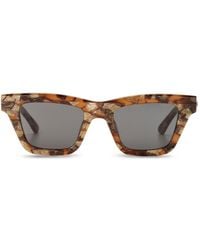 The Avantguard - Yarrow Patchwork Tort Wayfarer Sunglasses - Lyst
