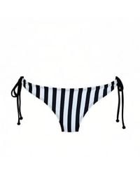 Brasini Swimwear - Copa Tie Side Thong Bikini Bottom - Lyst