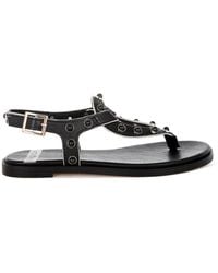 Rag & Co - Avens Pearl Rivet Studded Flats - Lyst