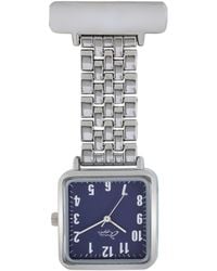 Bermuda Watch Company - Annie Apple & Link Square Nurse Fob Watch - Lyst