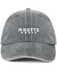 M Sette Paris - Signature Embroidered Cap - Lyst