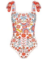 Jessie Zhao New York - Garden Reversible One-Piece Swimsuit - Lyst
