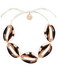 Adriana Pappas Designs - Sleek Shells Bracelet Ivory - Lyst