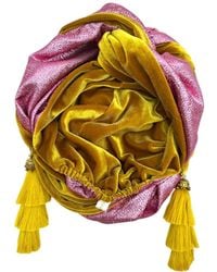 Julia Clancey - Snazzy Golden Fizz Swinglette Turban - Lyst