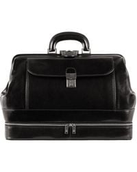 Time Resistance - Large Italian Leather Doctor Bag - Lyst