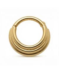 Zahav Jewelry - 10K Solid 16G 8Mm Clicker Nose Hoop - Lyst