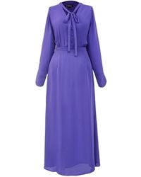 Smart and Joy - V-Neckline Long Blouse-Dress - Lyst