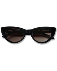 The Avantguard - Celosia Midnight Gloss Cat Eye Sunglasses - Lyst
