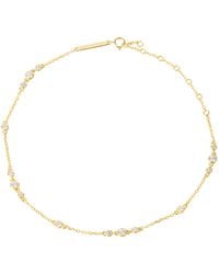 BLOOMTINE | Earth Angel HQ - Illuminess Premium Vermeil Sparkle Anklet - Lyst