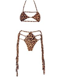 Siren Swimwear - Neutrals Siren Mermaid Braided Bikini Bottom - Lyst