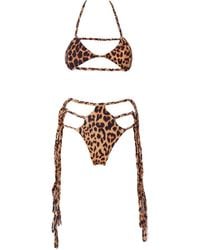 Siren Swimwear - Neutrals Siren Mermaid Braided Bikini Bottom - Lyst